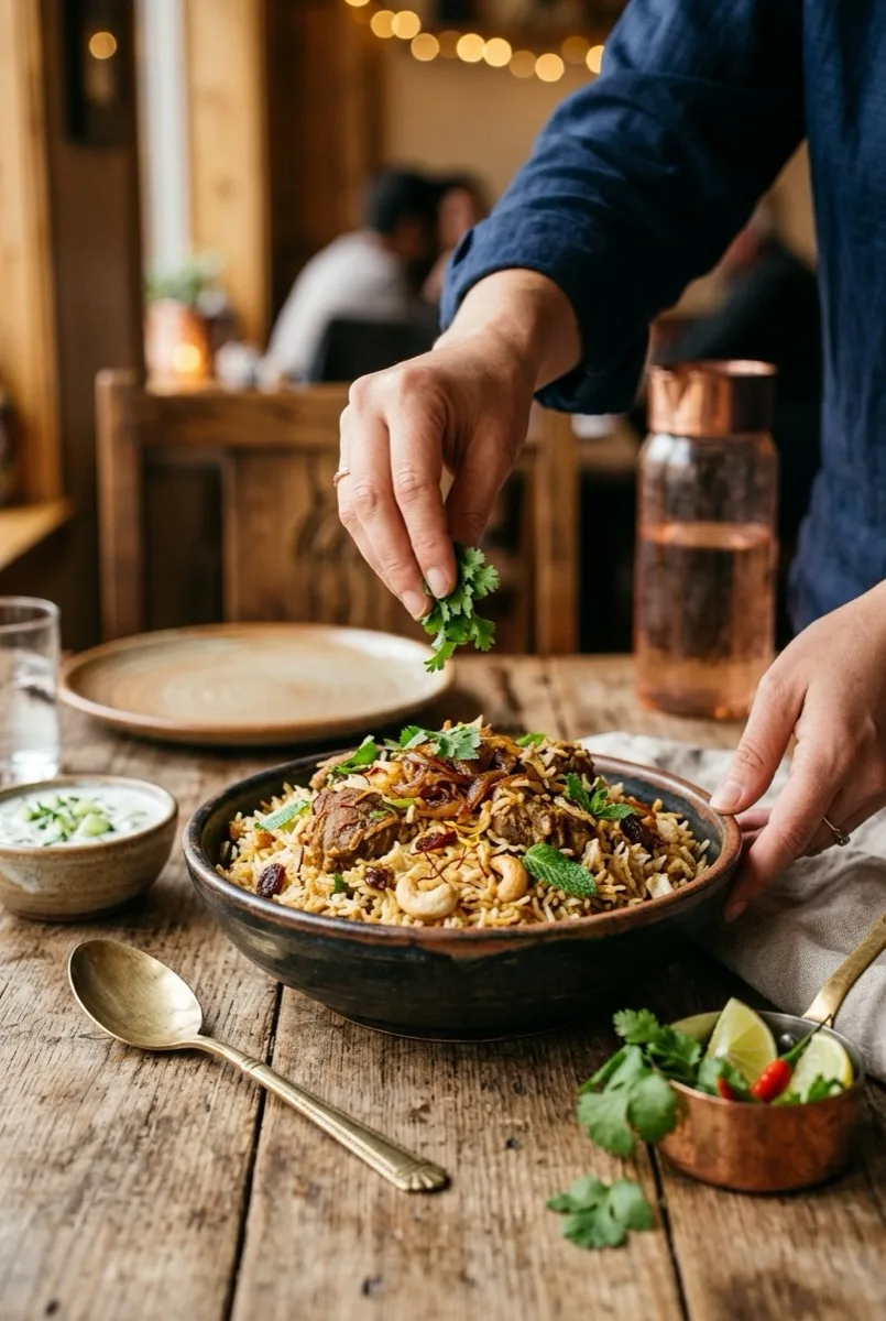 Creator making authentic food and lifestyle content for a campaign