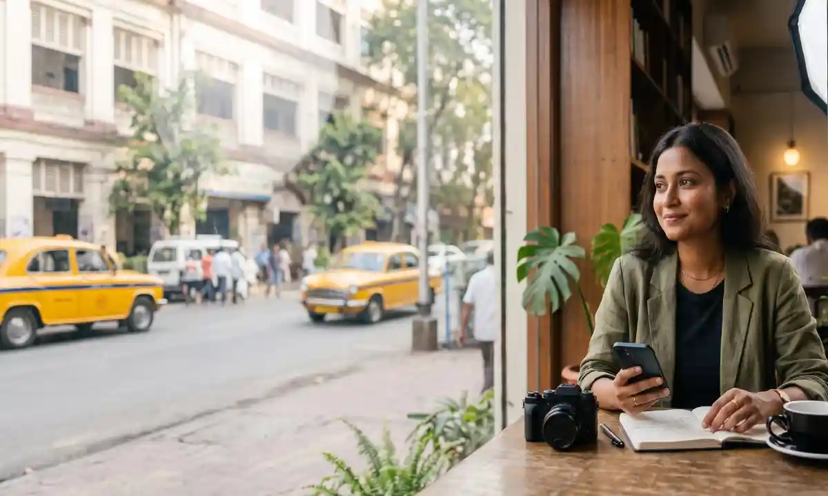 Creator connecting with a local community for a brand campaign